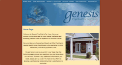 Desktop Screenshot of genesispsychiatricservices.com